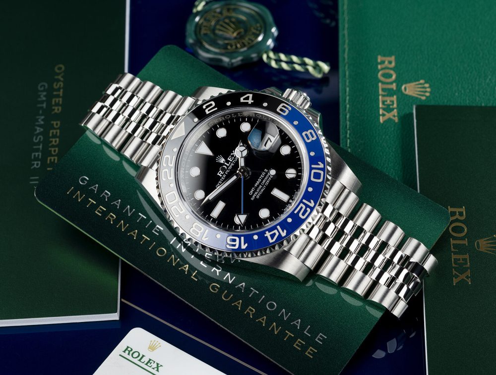 Rolex GMT-Master II Batgirl Jubilee Men's Watch 126710BLNR-0002