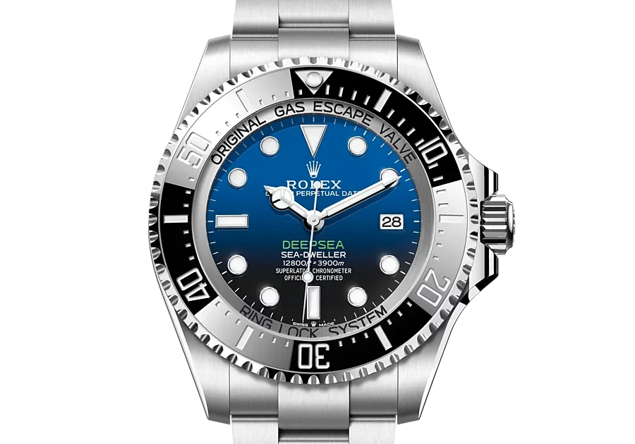 Rolex Sea Dweller Deepsea 44 Deep Blue Dial Stainless Steel Men's Watch 116660