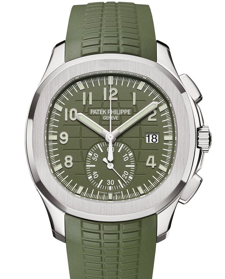 Patek Philippe Aquanaut Khaki Green Mens Watch 5968G-010