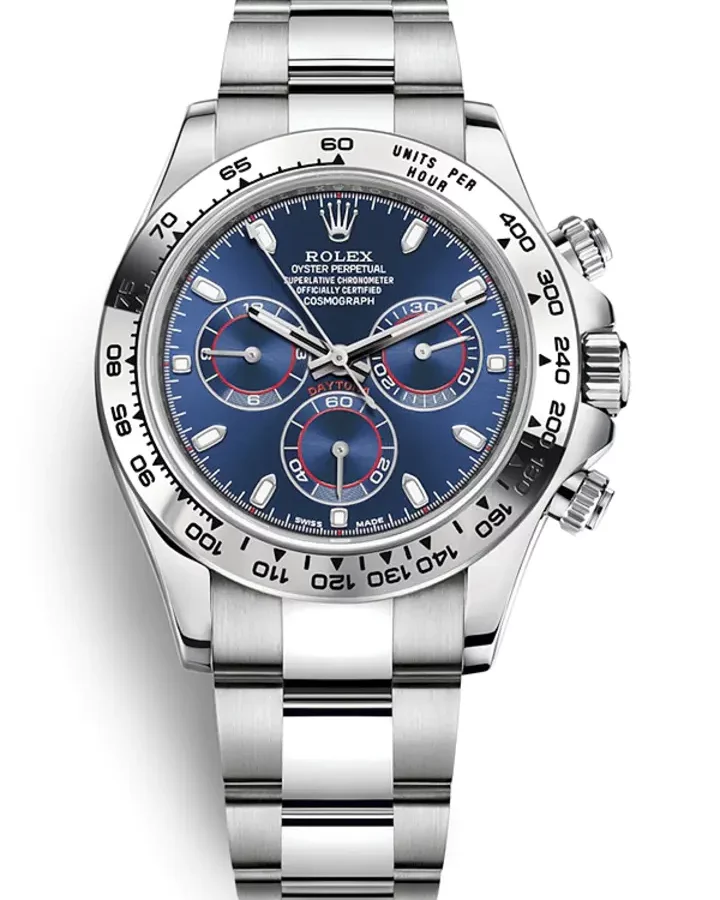 ROLEX COSMOGRAPH DAYTONA WHITE GOLD BLUE DIAL 116509