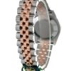 Datejust 31 Pink Raised Floral Motif Dial 18K Rose Gold Two Tone Jubilee Ladies Watch 178241