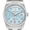 Day Date 36 Ice Blue Jubilee design set with diamonds Dial President Men's Watch 118206