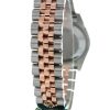 Datejust 31 White Roman Dial Fluted Bezel 18K Rose Gold Two Tone Jubilee Ladies Watch 178271