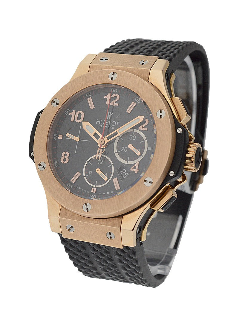 Hublot Big Bang, Original Gold Chronograph, 18k Rose Gold, 44 mm, Ref# 301.PX.130.RX