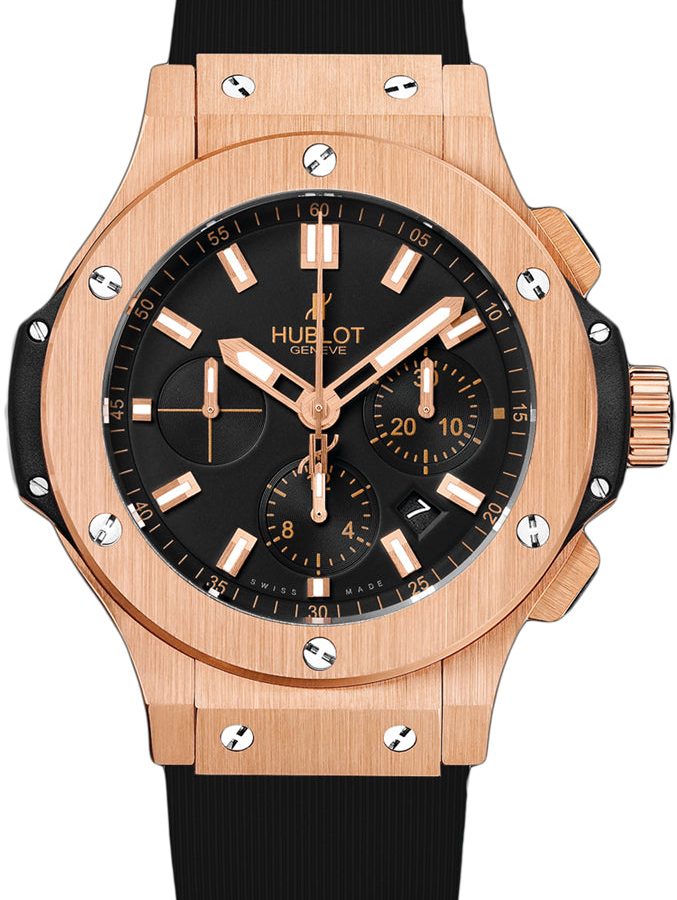 Hublot Big Bang, Gold Chronograph, 18k Rose Gold, 44 mm, Ref# 301.RX.1180.RX