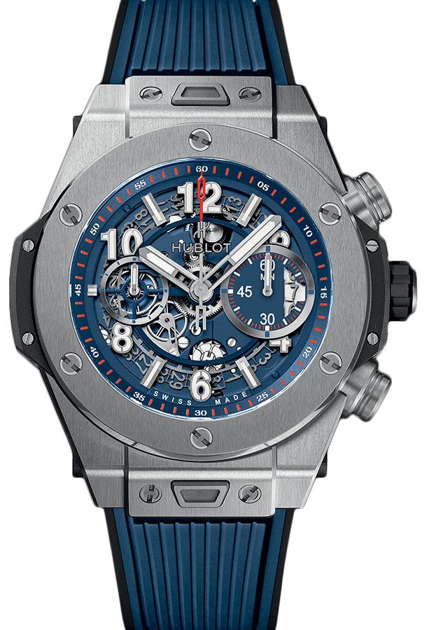 Hublot Big Bang, Unico Titanium Blue, 42mm, Ref# 441.NX.5179.RX