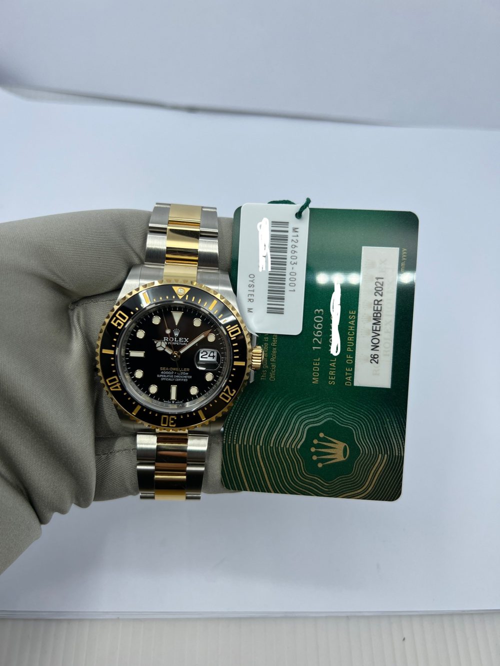 Rolex Sea-Dweller, Stainless Steel and 18k Yellow Gold, 43mm, Ref# 126603-0001