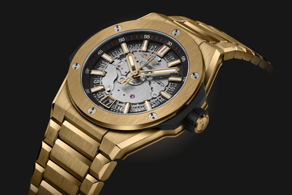 Hublot Big Bang INTEGRATED TIME ONLY YELLOW GOLD Ref# 456.VX.0130.VX