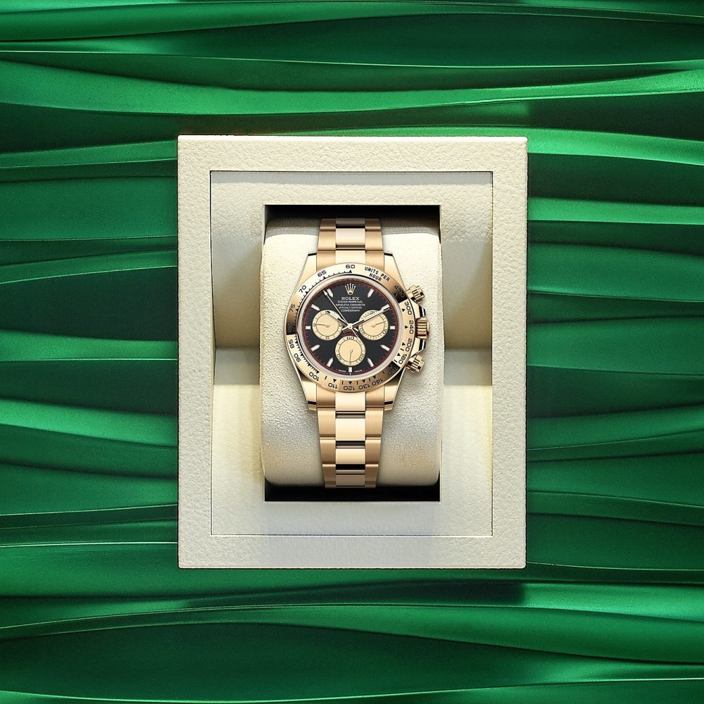 Rolex Cosmograph Daytona 40mm, 18k Yellow Gold, Ref# 126508-0002