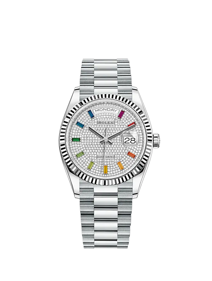 Rolex Day-Date, 36mm, Platinum, Ref# 128236-0003