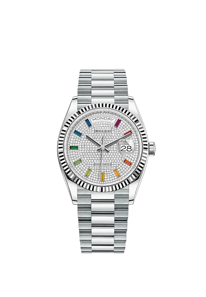 Rolex Day-Date, 36mm, Platinum, Ref# 128236-0003