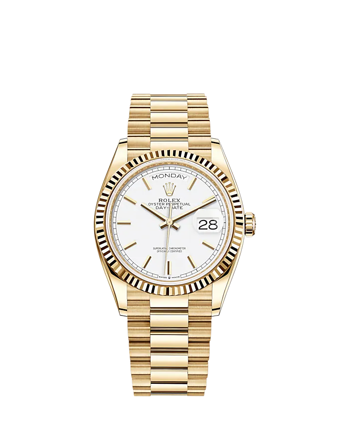 Rolex Day-Date, 36mm, 18k Yellow Gold, Ref# 128238-0081