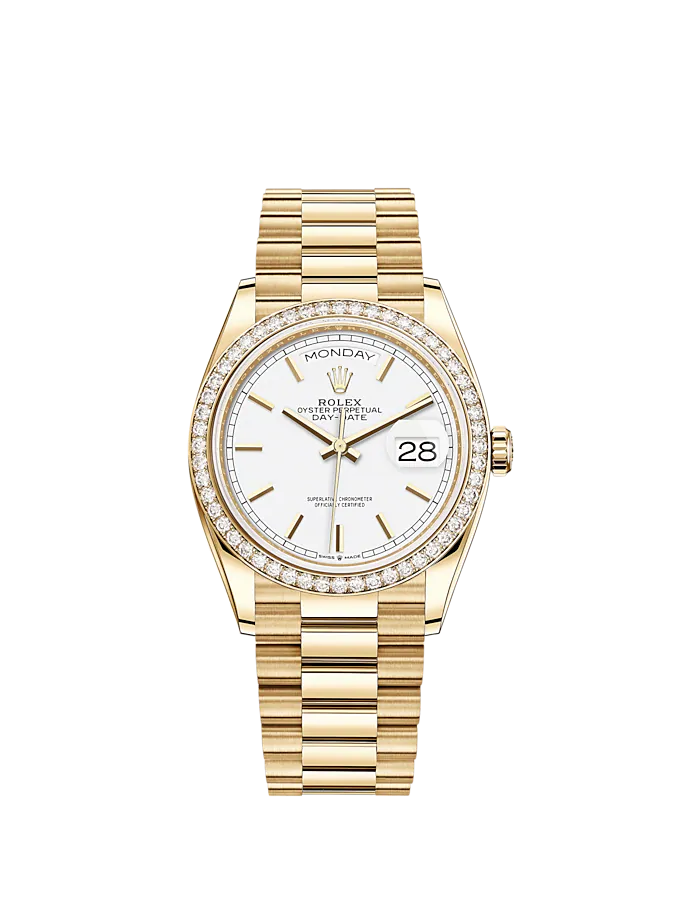 Rolex Day-Date, 36mm, 18k Yellow Gold, Ref# 128348rbr-0047