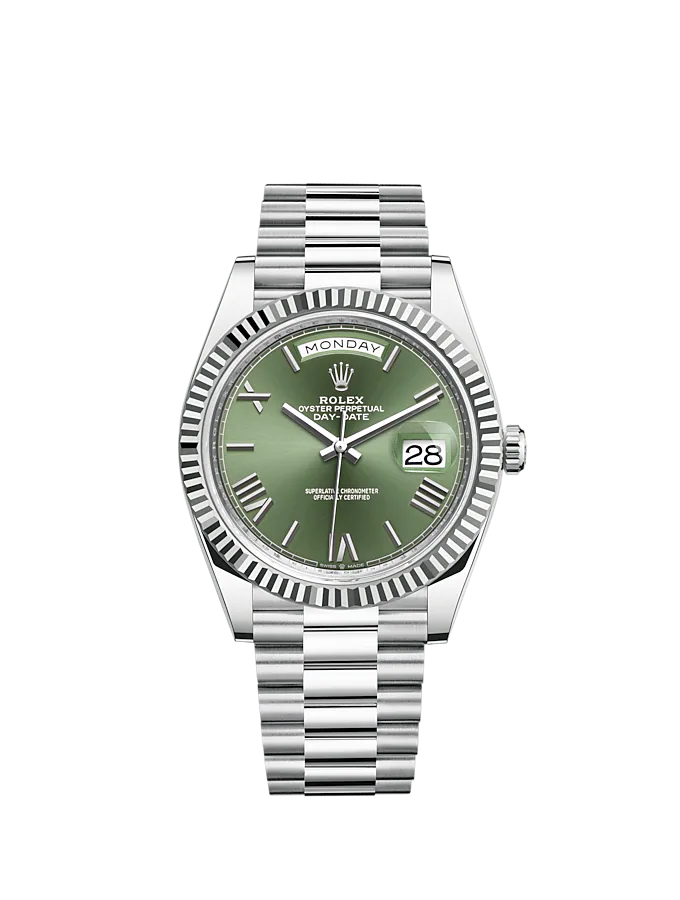 Rolex Day-Date, 40mm, Platinum, Ref# 228236-0008