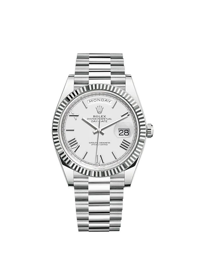 Rolex Day-Date, 40mm, Platinum, Ref# 228236-0010