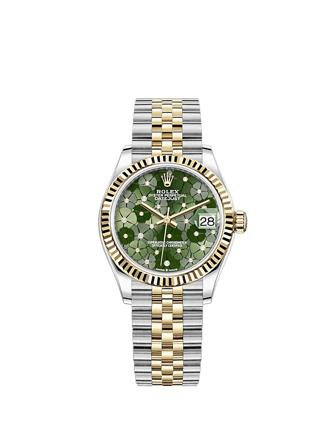 Rolex Datejust 31mm, Oystersteel and 18k Yellow Gold and Diamonds, Ref# 278273-0032