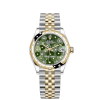 Rolex Datejust 31mm, Oystersteel and 18k Yellow Gold with Diamonds, Ref# 278343rbr-0032