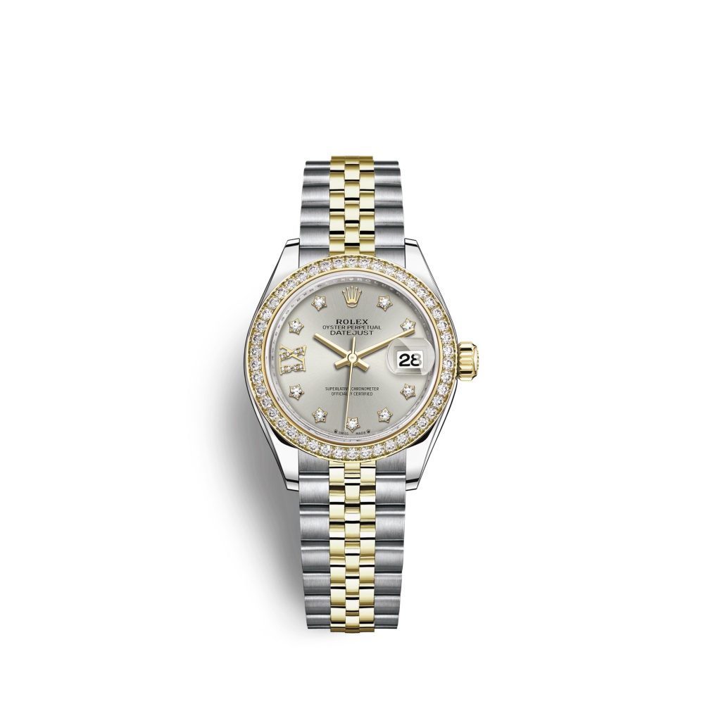 Rolex Lady-Datejust 28, Oystersteel and 18k Yellow Gold, Ref# 279383RBR-0003