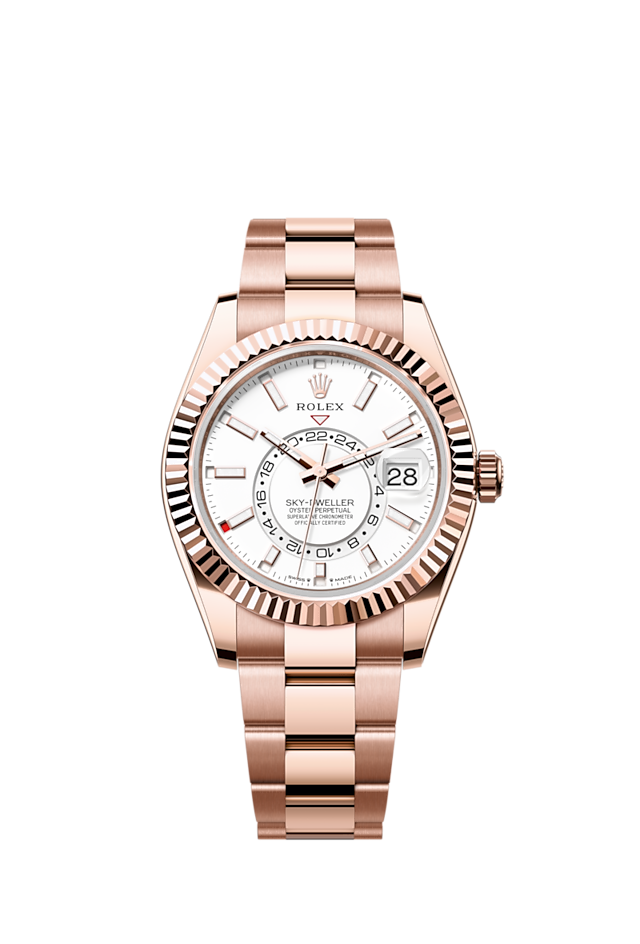 Rolex Sky-Dweller, 42mm, 18k Everose Gold, Ref# 336935-0003