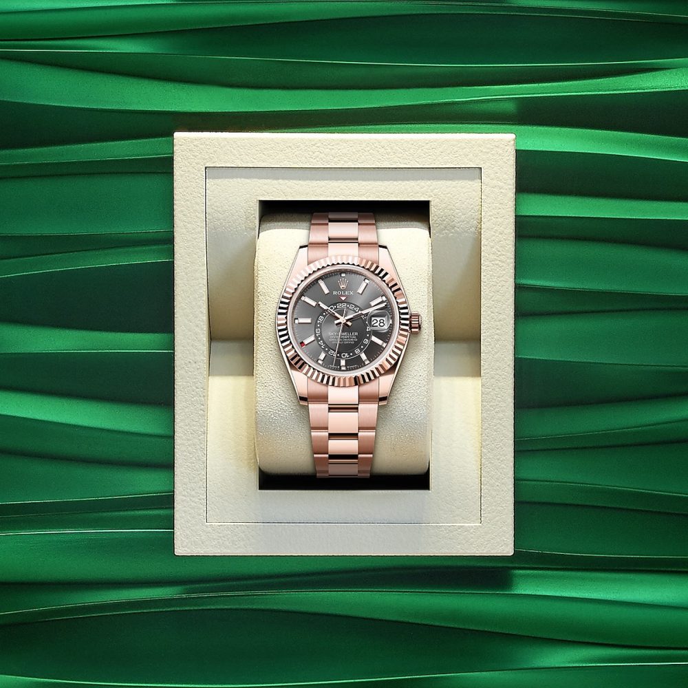 Rolex Sky-Dweller, 42mm, 18k Everose Gold, Ref# 336935-0004