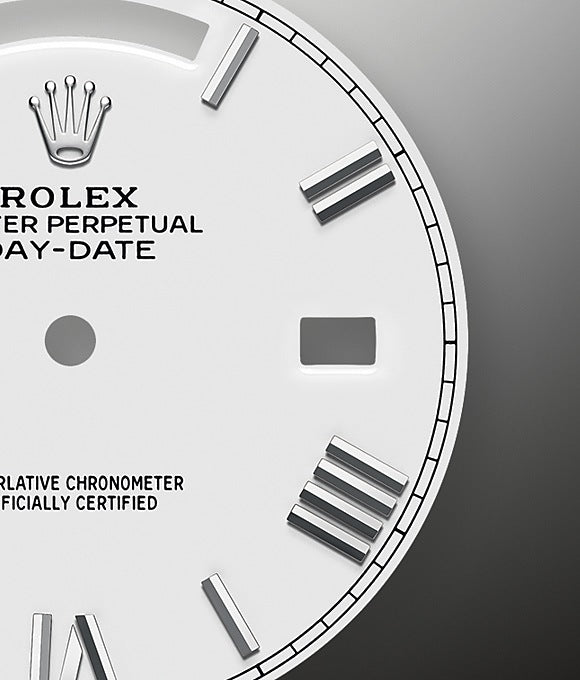 Rolex Day-Date 40 White gold Ref# 228349RBR-0039