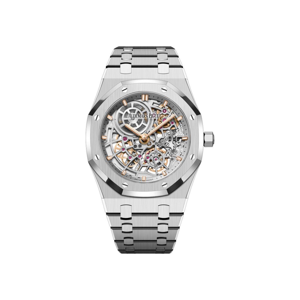 Audemars Piguet Royal Oak "JUMBO" EXTRA-THIN OPENWORKED "50TH ANNIVERSARY" Ref# 16204ST.OO.1240ST.01