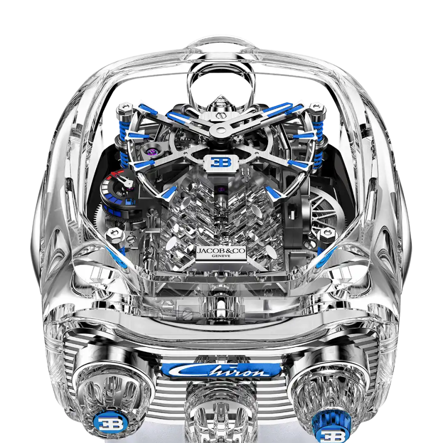 Bugatti Chiron Tourbillon Sapphire Crystal |  Clear Jacob & Co.