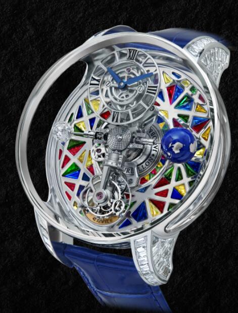 Jacob & Co. ASTRONOMIA TOURBILLON BAGUETTE ASTRONOMIA METEORITE MULTICOLOR Watch Replica AT800.30.BD.UL.BBALA Jacob and Co Watch Price