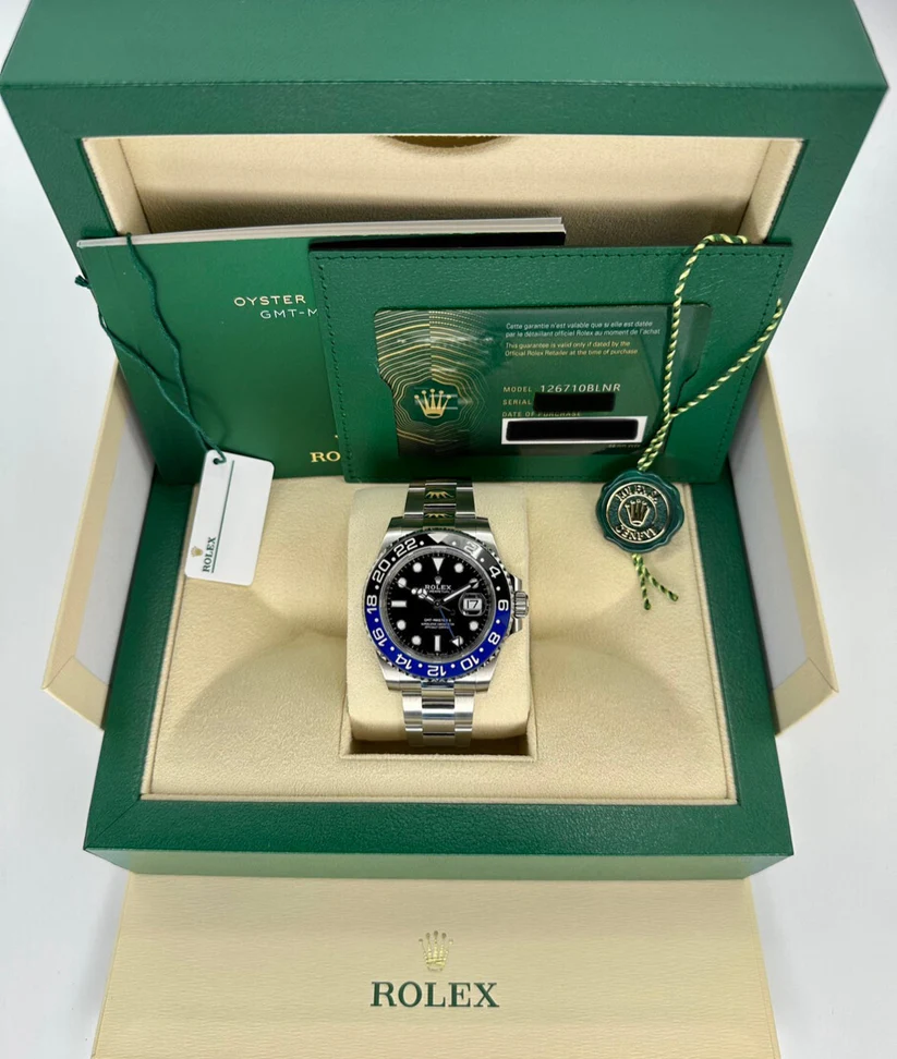 NEW 2024 Rolex GMT-Master II “Batman” 40mm 126710BLNR Oyster