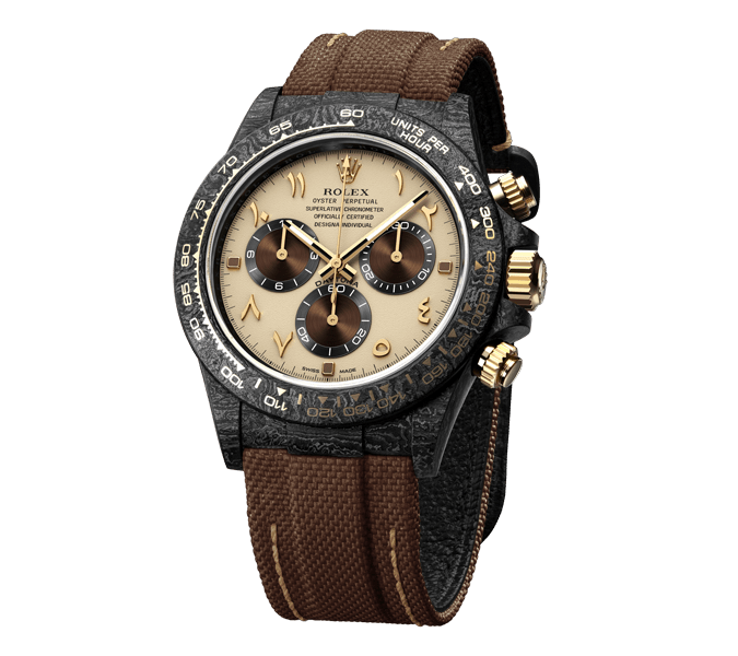 ROLEX Diw Daytona carbon desert eagle arabic 40mm oyster black