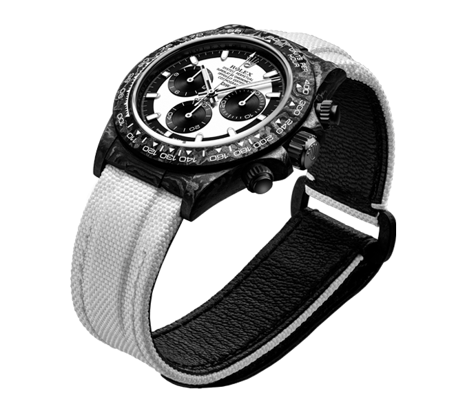 ROLEX Diw Daytona carbon cream 40mm oyster black