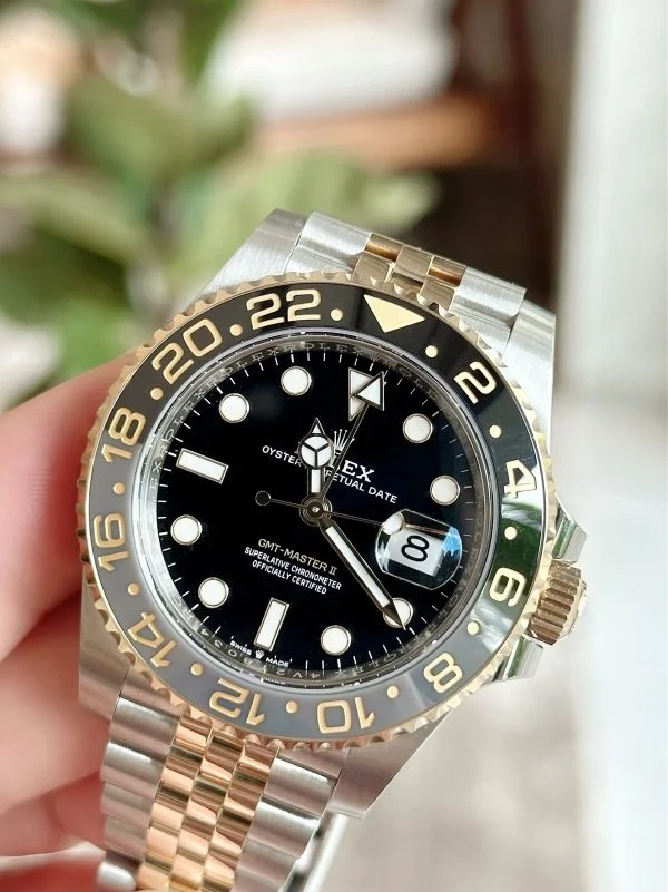 Rolex GMT-Master II M126713GRNR-0001 Black Adam Oystersteel and Yellow Gold