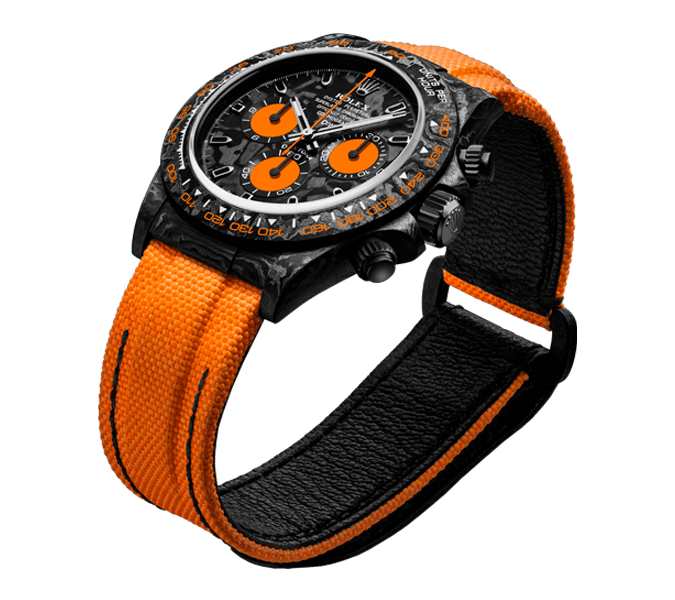 ROLEX Diw Daytona carbon orange edition 40mm oyster black