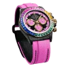 ROLEX Diw Daytona carbon rainbow pink 40mm carbon