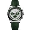 Conquest Chronograph 42mm Silver/Green Dial Automatic Watch