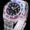 Rolex Submariner Iced Out Ref.126710BLRO Black Dial