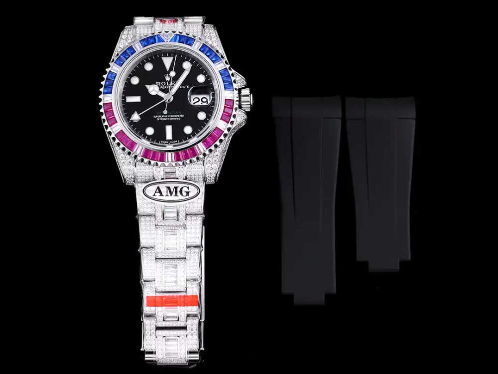 Rolex Submariner Iced Out Ref.126710BLRO Black Dial