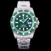 Rolex Submariner Iced Out Ref.116610LV 40mm Green Dial Green Bezel