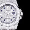 Rolex Submariner Iced Out Ref.116610LN 40mm Diamond Blue Markers