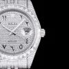 Rolex Datejust Ref.126300 41mm Dial Full-Diamond Arabic