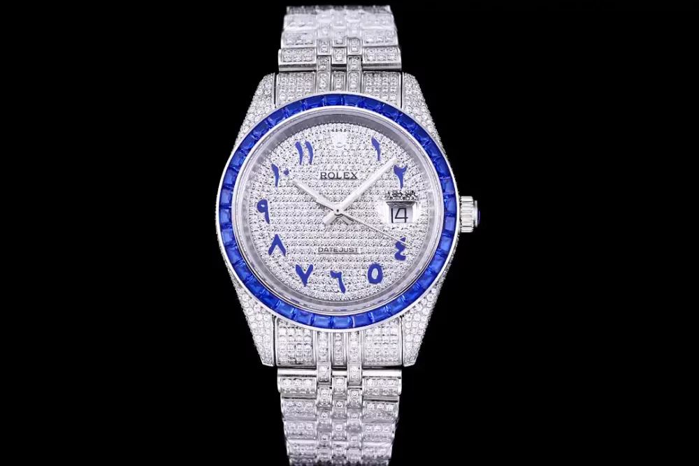 Rolex Datejust Ref.126300 41mm Dial Arabic Bezel Blue