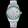 Rolex Datejust Ref.126300 41mm Dial Arabic Bezel Green