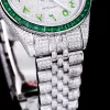 Rolex Datejust Ref.126300 41mm Dial Arabic Bezel Green