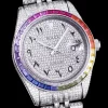 Rolex Datejust Ref.126300 41mm Dial Arabic Bezel Rainbow