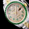 Rolex Datejust Ref.126300 41mm Arabic Dial Full-Diamond Yellow Gold