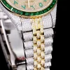 Rolex Datejust Ref.126300 41mm Arabic Dial Full-Diamond Yellow Gold