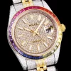 Rolex Datejust Ref.126300 41mm Dial Full-Diamond Rainbow