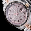 Rolex Datejust Ref.126300 41mm Arabic Dial Full-Diamond Rose Gold