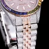 Rolex Datejust Ref.126300 41mm Dial Full-Diamond Rainbow Bezel