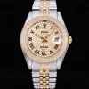 Rolex Datejust Ref.126300 41mm Diamond Dial Roman Numerals